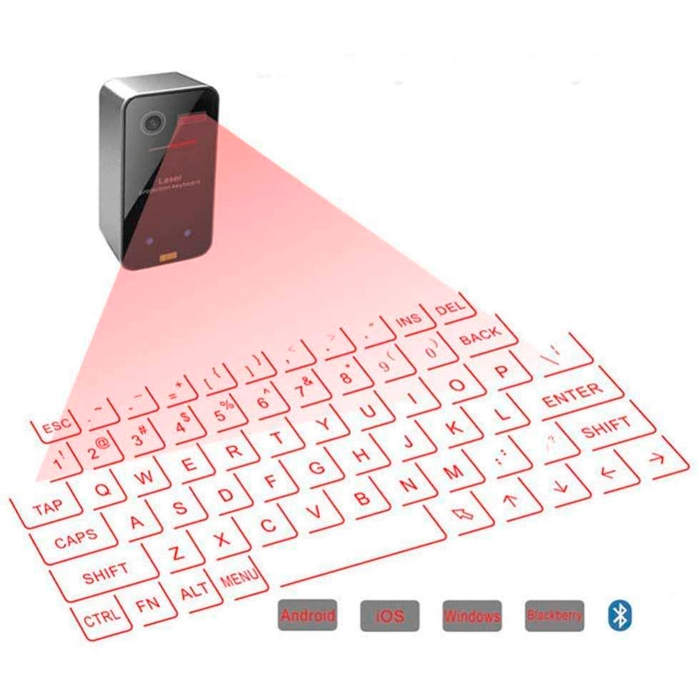 Teclado Laser Virtual Conexion Bluetooth