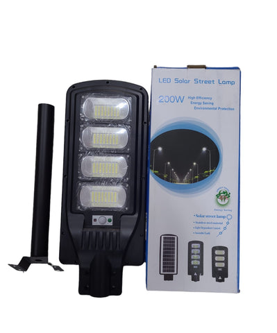 Lámpara Foco Led Solar 200W+soporte