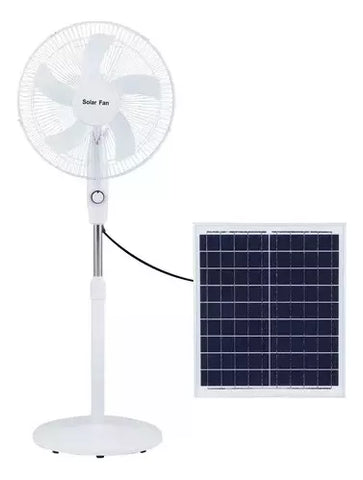 VENTILADOR CON PANEL SOLAR 5 ASPAS 16´´