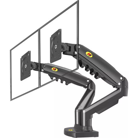 Soporte Doble Monitor 17 A 27 Pulgadas