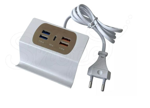 Hub Alargador 5 Puertos Usb Y Usb C 3.1a