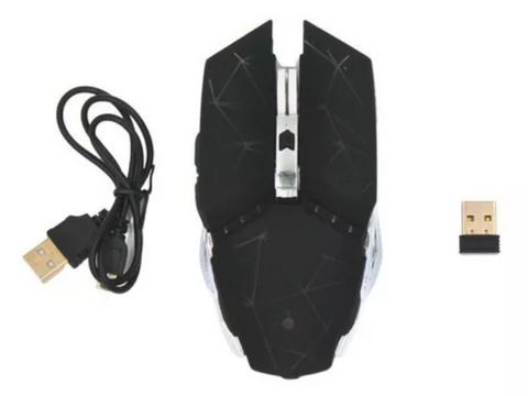 Mouse Inalambrico Gamer Recargable Gamep