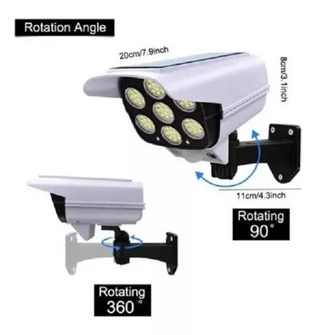 Foco Solar Cámara Sensor De Movimiento